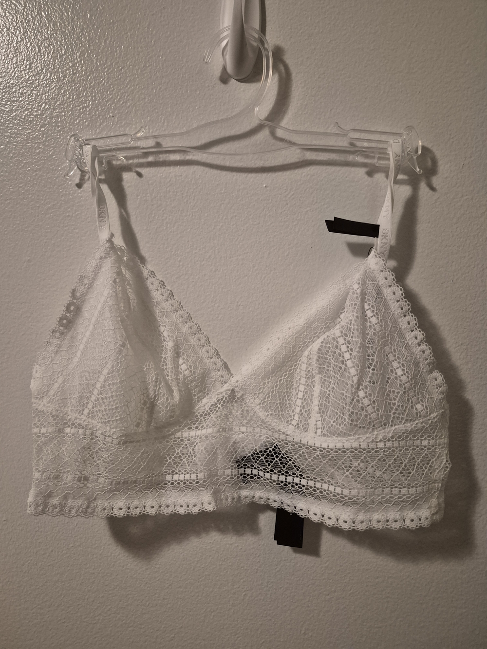 Dkny White Lace Bralette